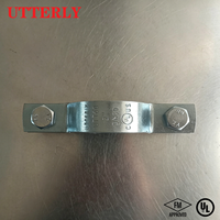 Série UTT60 NFPA FM UL – Collier de serrage en acier au carbone personnalisé, pince/support métallique de qualité supérieure pour conduites d'incendie industrielles