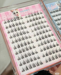 Prebonded Individual Eyelashes 120 Cluster 3D Curl Large <b>Volume</b> <b>Lash</b> Extensions Custom OEM - Product Image 4