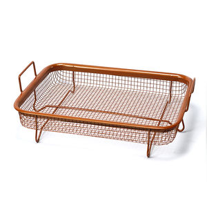 Bandeja para Freír en Horno de Cocina, Bandeja Antiadherente de Metal para Hornear Galletas, Juego de Bandejas para Hornear Pizza sin Aceite - Product Image 3