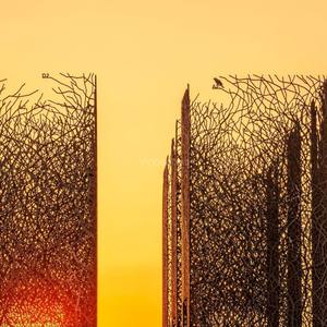 Escultura de Malha de Aço <span class=keywords><strong>Corten</strong></span> Personalizada Vincentaa, Arte ao Ar Livre, Grande Escultura - Product Image 6