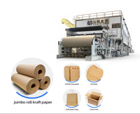 Línea de Producción de Papel Kraft Marrón Henan Guangmao Totalmente Automática con Motor y Motorización, Capacidad de 20 TPD para Embalaje Industrial