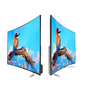 VTEX altın tedarikçisi 55 65 inç UHD 4K akıllı kavisli 3D televizyon LED TV