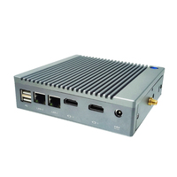 Mini PC con IA Integrada, RK3588 de 8 Núcleos y 64 Bits, Doble LAN/Doble COM, Ubuntu/Android/Linux, 4G, Computación de Borde con Visión Artificial