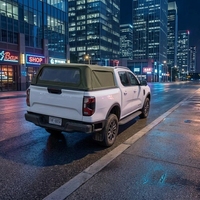 Capote souple pliable pour pick-up, épaisse, imperméable, résistante à la pluie et au soleil, en alliage d'aluminium, installation sans perçage pour Toyota Tundra quatre portes
