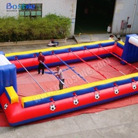 Terrain de football gonflable commercial en gros, arène de soccer gonflable étanche pour événements de divertissement VR et festivals