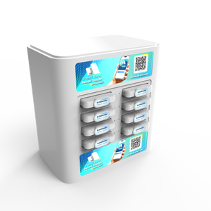 Estación de Alquiler de Baterías Portátiles Y2 Power NEO 8A de 8 Ranuras, Máquina de Baterías Portátiles Compartidas con Adhesivo de Marca y Código QR Retroiluminado - Product Image 3