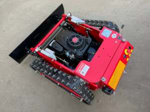 工場直販 業務用コードレス4ストロークハイブリッド油電併用DIY遠隔操作除草機（斜面地帯の広葉雑草用） - Product Image 4