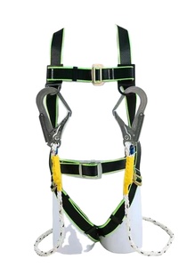5 점 고도 작업 하네스 전체 폴리에스터 전신 안전 추락 방지 세트 더블 후크 추락 방지 - Product Image 5