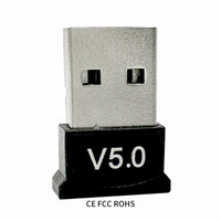 Adaptateur USB 2.0 externe sans fil pour point d'accès souple 5.0 pour ordinateur portable/haut-parleur - Windows/Mac/Linux (antenne bi-gain 2D)