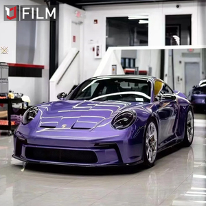 Giá Tốt Nhất Xe Bọc Màu Tím Lỏng Kim Loại Cuộn Phim Tự Dính Xe Màu Sắc Thay Đổi Phim Bóng Tím Bọc Cho Xe - Product Image 2
