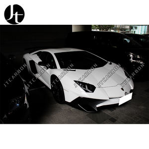 Pour <span class=keywords><strong>Lamborghini</strong></span> Aventador <span class=keywords><strong>LP750</strong></span>-<span class=keywords><strong>4</strong></span> Kit de carrosserie de diffuseur avant en Fiber de carbone 2011-2015 <span class=keywords><strong>SV</strong></span> Style becquet de pare-chocs avant LP700 nouveau Conditi - Product Image 2