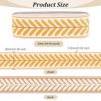 Ruban Jacquard Chevrons National 100% Polyester Écologique pour Bricolage, Couture, Artisanat, Accessoires Vestimentaires et Textile de Maison