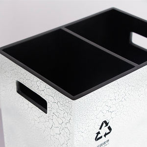 Papelera <span class=keywords><strong>de</strong></span> doble capa para habitación <span class=keywords><strong>de</strong></span> Hotel y oficina, papelera <span class=keywords><strong>de</strong></span> reciclaje con 2 <span class=keywords><strong>compartimentos</strong></span> - Product Image 4
