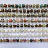 Nouveau 8MM Naturel Facettes Cube Pierre Perles Gemme Perle pour DIY Fabrication de Bijoux 8mm 6mm