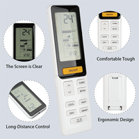 0010402886AR pour télécommande de climatiseur Haier, pour télécommande de climatiseur Haier avec fonctions de refroidissement et de chauffage