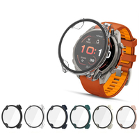 Compatible avec le boîtier de montre Garmin Fenix 9 Pro 43 mm/47 mm/51 mm avec protection d'écran en verre trempé