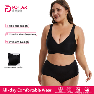 Sutiã Feminino Sem Fio Decote V Profundo Sem Costura, <span class=keywords><strong>Bralette</strong></span> Tipo Camiseta com Efeito Push-Up, Conforto Respirável para o Dia a Dia, em Malha Sólida - Product Image 2