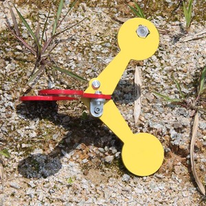 3mm dày cán bullseye Súng cao su màu thép mục tiêu 23*21.5*21.5cm chụp tự động lật mục tiêu - Product Image 3