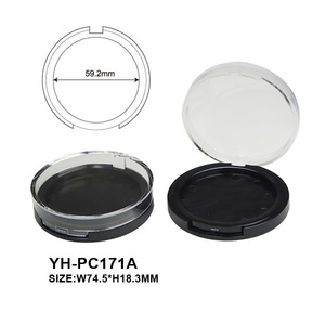 ตลับแป้งพัฟเปล่าทรงกลมฝาใส รุ่น YH-PC171A  วัสดุพลาสติก สำหรับใส่บลัชออน ขนาดภายใน 59.2 มม. พร้อมกระจก - Product Image 6