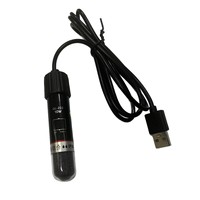 Mini Calentador Automático de Temperatura Constante con Varilla de Cuarzo y Plástico para Peceras Pequeñas, Termostato USB para Peces Tropicales