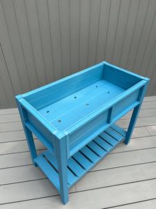 Lit de jardin en bois Double couche <span class=keywords><strong>treillis</strong></span> surélevé jardinière fleur légumes graines Kit boîte surélevée boîte à fleurs - Product Image 2