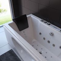Baignoire autoportante moderne de luxe de qualité d'usine avec système de contrôle Balboa Utilisation hôtelière Baignoire de massage en acrylique