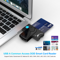 Venta al por mayor inalámbrico OTG USB 2,0 lector de tarjetas móvil Contacto Smart ID ATM EMV SIM MSR para tarjeta MMC