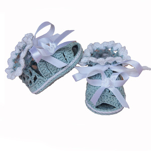 Zapatos de punto hechos a mano para caminar para bebés, sandalias de suela blanda antideslizantes, zapatos transpirables para niños, informales para otoño - Product Image 6