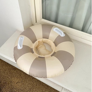 Little Treasure Leaf Baby Swimming Ring Inflatable PVC Round Bear Pattern For Children Kids Pool <b>Float</b> Swim Aid - Product Image 5