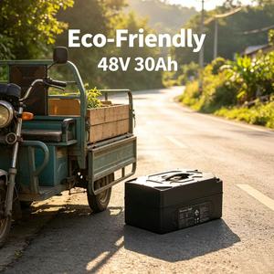 Factory-direct Waterproof 48V 30Ah Lithium Iron Phosphate Battery Pack, Suitable for 2-wheel/3-wheel Electric Vehicles - Product Image 2