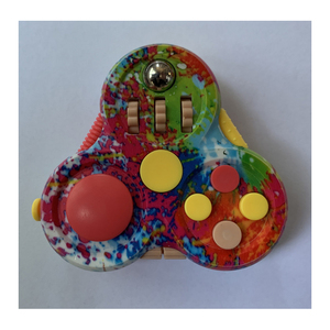 New nhựa nhấn nút Pad Thần Tài Báo Chí đồ chơi, <span class=keywords><strong>gamepad</strong></span> tam giác ngón tay con quay hồi chuyển giải nén thần tài đồ chơi - Product Image 5