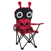 Chaise de camping pliante légère pour enfants, chaise de plage portable pour bébé, loisirs, dessin animé