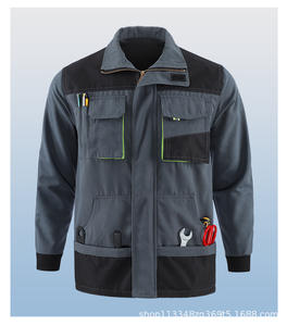 고급 춘추용 고가시성 CE 인증 남녀공용 작업복 세트 신제품 정전기 방지 내마모성 주름 방지 - Product Image 6