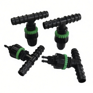 <span class=keywords><strong>Raccord</strong></span> rapide en T pour <span class=keywords><strong>tuyau</strong></span> d'<span class=keywords><strong>arrosage</strong></span>, résistant aux UV, pour système d'irrigation goutte à goutte de pelouse et de jardin - Product Image 2