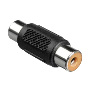 Rca Phono Connector Triple Female To Female Audio Video <b>Adapter</b> Free Hanging In Line - Product Image 1
