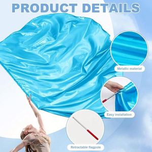 Banderas de Adoración con Alas de Ángel Impresas Personalizadas, Banderas de Alabanza para Iglesia, Logotipo Publicitario, Mástil de Fibra de Vidrio, Serigrafía Portátil - Product Image 4