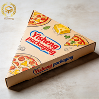 Scatola per Pizza Esagonale Resistente, Pieghevole, Design Anti-Olio, per Consegna e Asporto di Pizza Gourmet