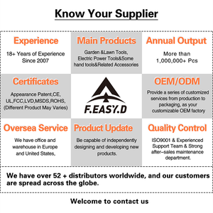 F.EAS Y.D 21VコードレスデュアルシザーポールヘッジトリマーとソーロングリーチヘッジトリマーABSシェル付き - Product Image 6