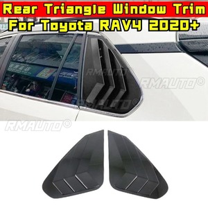 Car Rear Triangle <b>Window</b> Shark Cheek Trim for Toyota RAV4 2020+ Rear Side <b>Vent</b> <b>Window</b> Trim Cover Car Accessories - Product Image 3