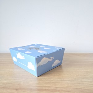 Boîte de papier bleu personnalisée de la série Cloud <span class=keywords><strong>Café</strong></span> pour dessert pâtisserie chocolat et emballage cadeau Dreamy Sky Cloud Design - Product Image 5