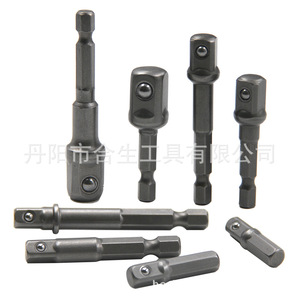 Adaptador de vástago para taladro Mr Drill, cuadrado de 1/2 pulgada a hexagonal de 1/4 pulgada, con rótula, para reparación industrial y automotriz, juego de 8 piezas - Product Image 3