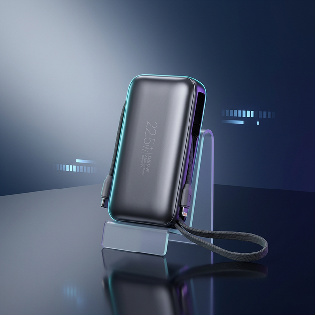 2026 Li-Polymer Battery 5000mAh Mini Portable Power Bank with Dual Line Type-C Fast Charging Mini Colorful Metal Plated Surface