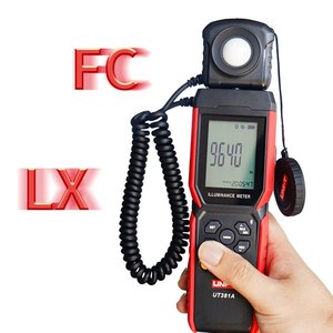 UNI-T ut381a illuminometer tích hợp & chia kỹ thuật số ánh sáng Illuminance Meter 400000 LX 37160 FC luxometer với ứng dụng - Product Image 4