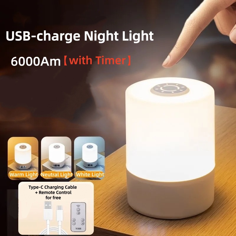 Night Light+ Charging Cable+ Remote Control [with Timer]