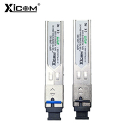 Module optique Xicom 10G SFP+ LR BIDI SC Simplex 20km Monomode 1270/1330nm Non Alimenté Compatible /Mikrotik SFP
