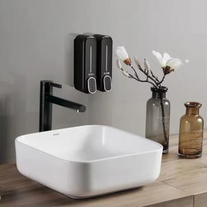 Distributeur de savon liquide manuel BETTERWAY, style tendance, 300 ml, ABS, compartiment - Product Image 1