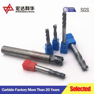 Fraise à plaquettes plates en carbure HRC55 à 4 dents pour la découpe de l'acier - Product Image 2