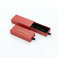 Vente en gros usine – Emballage tiroir coulissant brillant en carton pour cartes de vœux, avec feuille d'or 3500mg AIO et diamants, pour Muha Meds HITS