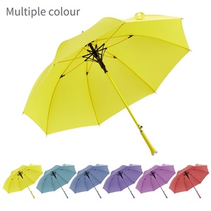 <span class=keywords><strong>Parapluie</strong></span> droit à motif diamant en cristal avec poignée recouverte de PU en fibre de verre jaune intégral de l'usine Ovida - Product Image 1