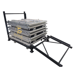 Carrello in Lega di Alluminio per Trasporto Comodo e Portatile di Strutture Espositive - Product Image 1